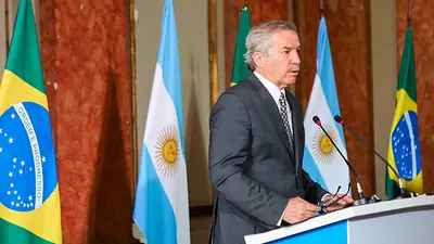 Luego del desplante uruguayo en el Mercosur, Solá busca reforzar vínculos con Brasil Luego del desplante uruguayo en el Mercosur, Solá busca reforzar vínculos con Brasil