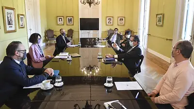 Con eje en la evolución del salario, se reunió el gabinete económico Con eje en la evolución del salario, se reunió el gabinete económico