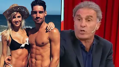 El novio de Cande Ruggeri y Oscar Ruggeri El novio de Cande Ruggeri y Oscar Ruggeri