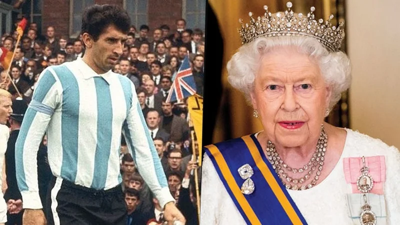 Antonio Rattín humilló a la Reina Isabel II luego de haber sido expulsado del partido ante Inglaterra, en el Mundial '66