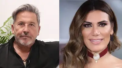 Ricardo Montaner y Flor de la V. Ricardo Montaner y Flor de la V.