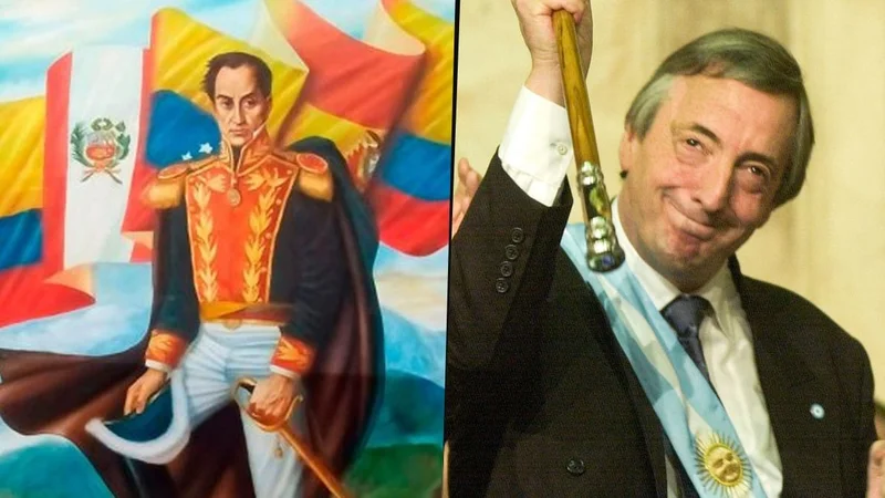 Simón Bolívar y Néstor Kirchner, dos líderes que soñaron con una Latinoamérica unida