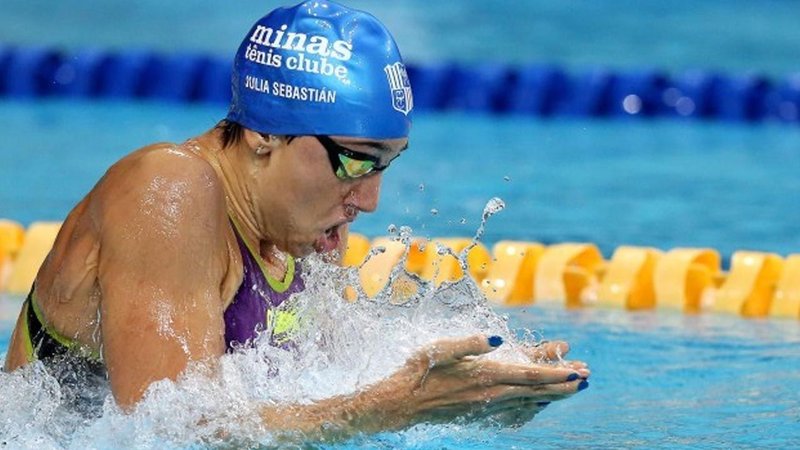 Julia Sebastián, nadadora argentina en los Juegos Olímpicos Tokio 2020