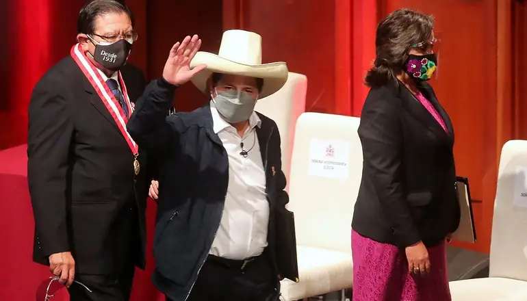 Pedro Castillo, presidente de Perú