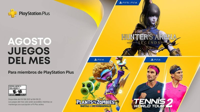 PS Plus agosto