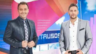 Rodrigo Lussich, Adrián Pallares, Intrusos, América TV, televisión Rodrigo Lussich, Adrián Pallares, Intrusos, América TV, televisión