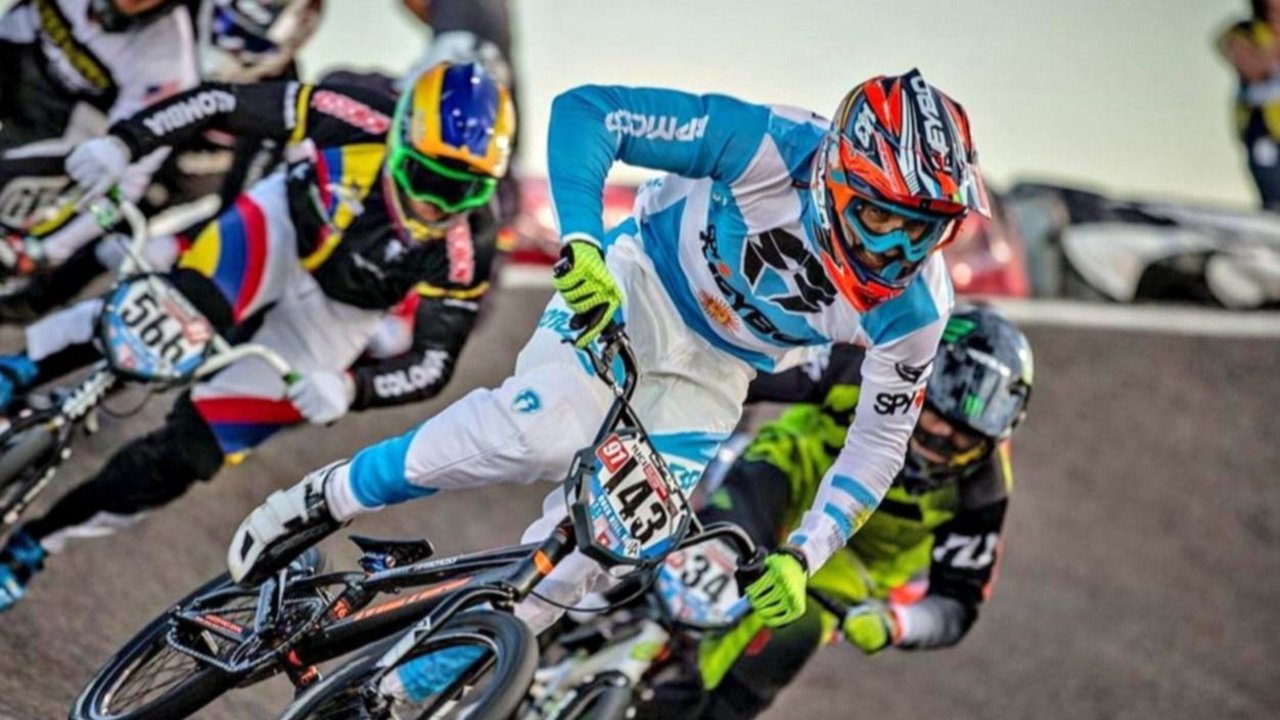 Exequiel Torres, biker de BMX Racing de Argentina en los Juegos Olímpicos de Tokio 2020