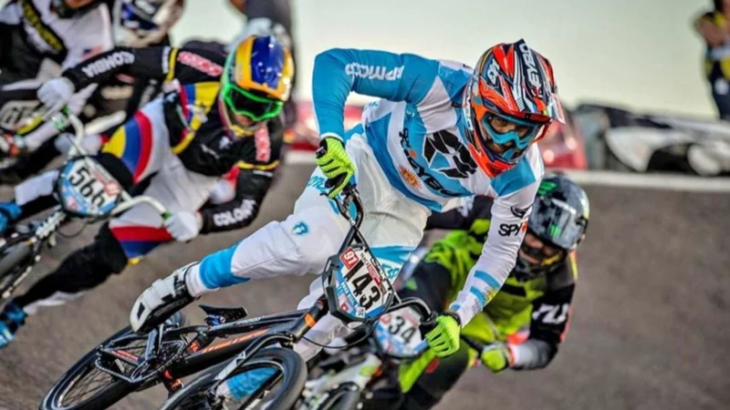 Exequiel Torres, biker de BMX Racing de Argentina en los Juegos Olímpicos de Tokio 2020