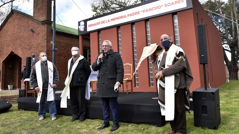 Julio Zamora acompañó la inauguración de un espacio de memoria en Tigre