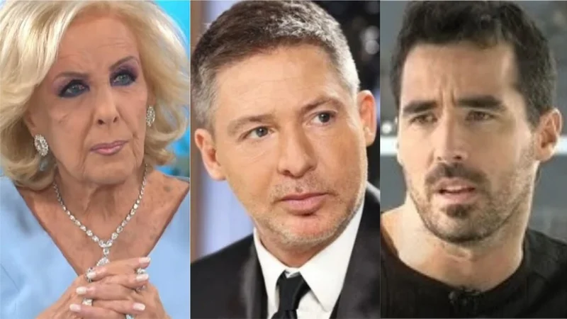 Mirtha Legrand, Adrián Suar y Nacho Viale