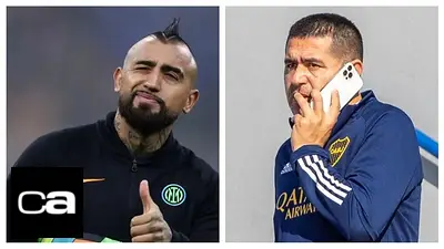 Boca Juniors, Juan Román Riquelme, Arturo Vidal, Fútbol Argentino. Boca Juniors, Juan Román Riquelme, Arturo Vidal, Fútbol Argentino.