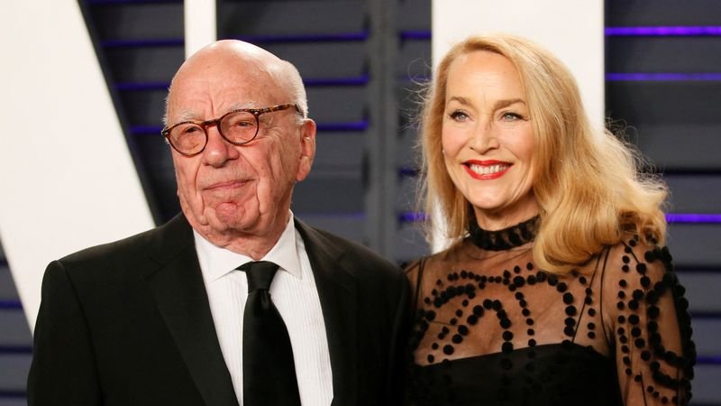 Jerry Hall solicita el divorcio de Rupert Murdoch