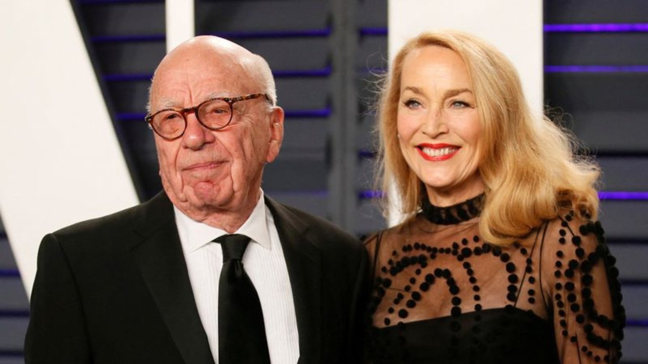 Jerry Hall solicita el divorcio de Rupert Murdoch
