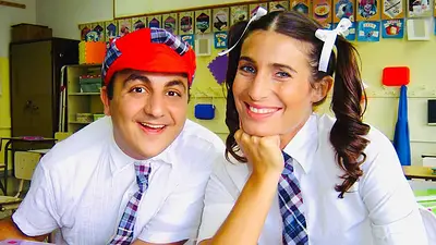Romina Yan y Diego Topa. Romina Yan y Diego Topa.