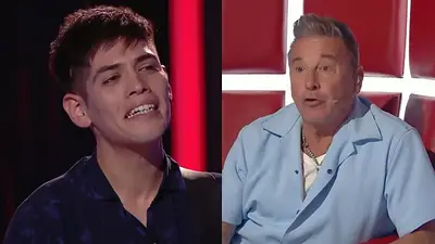 Un participante se quebró en La Voz. Un participante se quebró en La Voz.