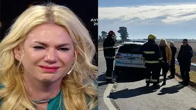 Esmeralda Mitre sufrió un accidente en la Ruta Provincial 41 Esmeralda Mitre sufrió un accidente en la Ruta Provincial 41