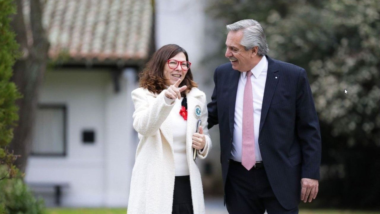 Silvina Batakis está reunida con Alberto Fernández en la quinta de Olivos