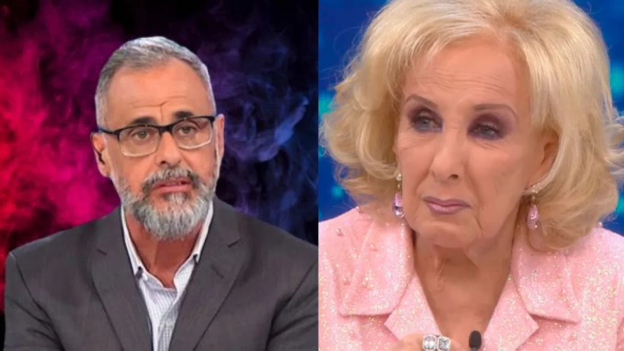 Jorge Rial y Mirtha Legrand.