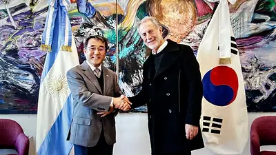 El vicejefe de Gabinete recibió en Casa Rosada al embajador de Corea El vicejefe de Gabinete recibió en Casa Rosada al embajador de Corea