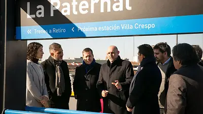 Nación reabrió la estación de tren "La Paternal" que no había terminado Ciudad Nación reabrió la estación de tren "La Paternal" que no había terminado Ciudad