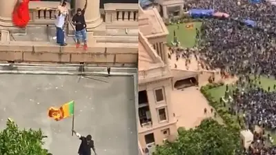 Crisis en el mundo: tomaron la residencia del presidente de Sri Lanka por la escasez de productos Crisis en el mundo: tomaron la residencia del presidente de Sri Lanka por la escasez de productos