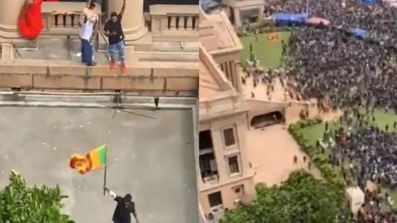 Crisis en el mundo: tomaron la residencia del presidente de Sri Lanka por la escasez de productos