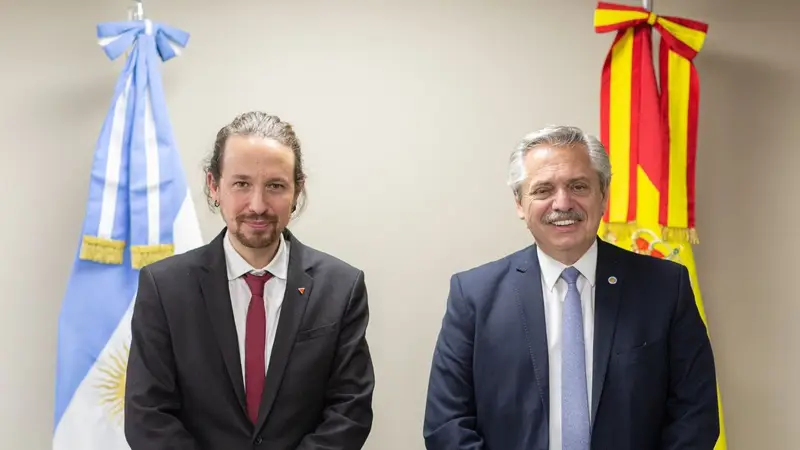 Alberto se solidarizó con Pablo Iglesias por una fake news: "Igual ocurre entre nosotros"