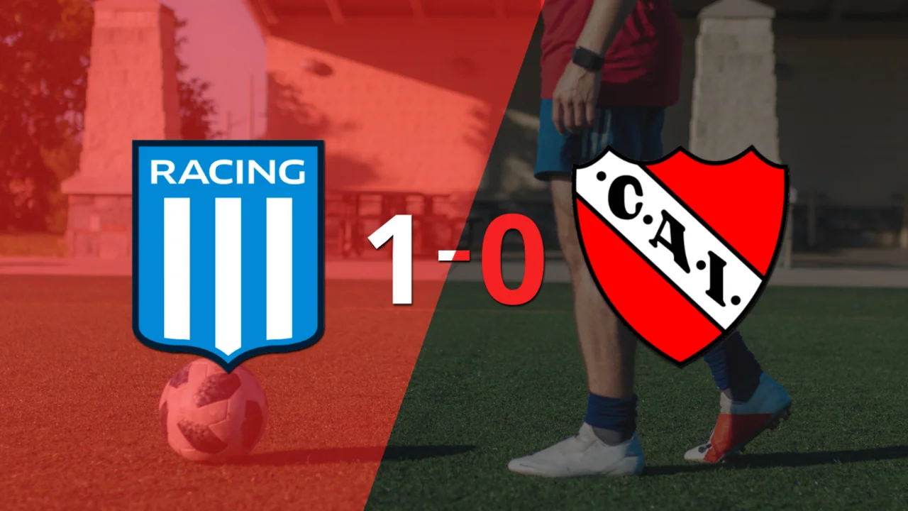 Con un marcador 1-0, Racing Club derrotó a Independiente por el clásico de Avellaneda