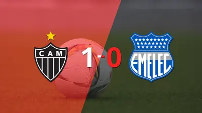 Apretada victoria de Atlético Mineiro frente a Emelec Apretada victoria de Atlético Mineiro frente a Emelec