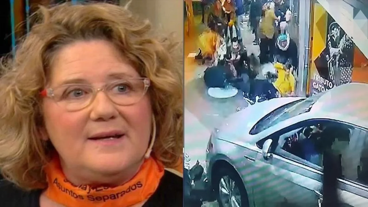 Verónica Llinás reaccionó al accidente de Mendoza que tuvo lugar a la salida del Teatro Plaza