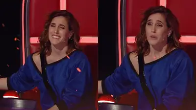 Soledad Pastorutti se quebró en La Voz. Soledad Pastorutti se quebró en La Voz.