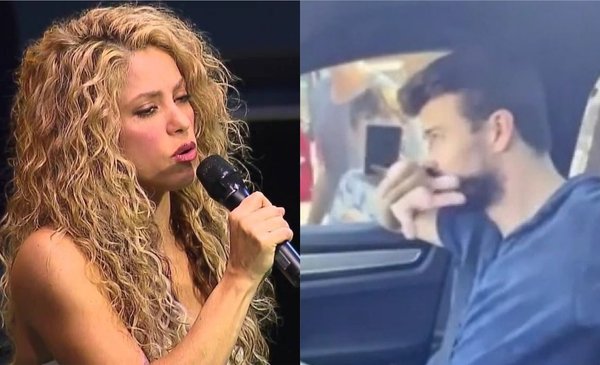 Captaron a Piqué escuchando una canción de Shakira a todo volumen | El