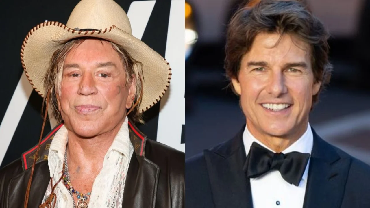 Tom Cruise. Mickey Rourke