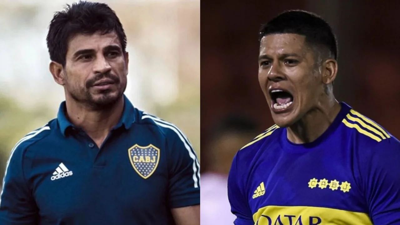 Hugo Ibarra Marcos Rojo Boca Juniors