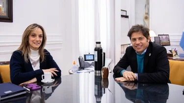 Kicillof analizó con Galmarini las obras que desarrolla AySA en la provincia