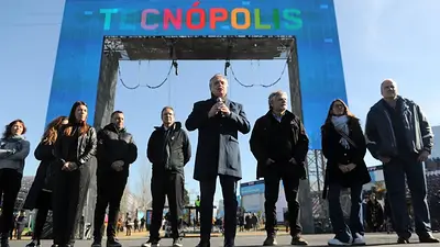 Alberto Fernández inauguró Tecnópolis y destacó la iniciativa de Cristina Kirchner Alberto Fernández inauguró Tecnópolis y destacó la iniciativa de Cristina Kirchner