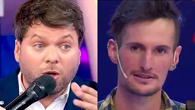 Guido Kaczka apuró de manera tajante a un participante de Los 8 Escalones que le hizo una broma Guido Kaczka apuró de manera tajante a un participante de Los 8 Escalones que le hizo una broma