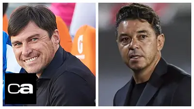 Alexander Cacique Medina Marcelo Gallardo Vélez Sarsfield River Plate Copa Libertadores Alexander Cacique Medina Marcelo Gallardo Vélez Sarsfield River Plate Copa Libertadores