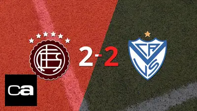 Lanús empató 2-2 en casa con Vélez Lanús empató 2-2 en casa con Vélez