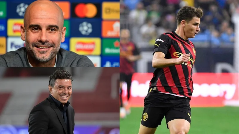 Pep Guardiola Marcelo Gallardo River Plate Manchester City Julián Álvarez