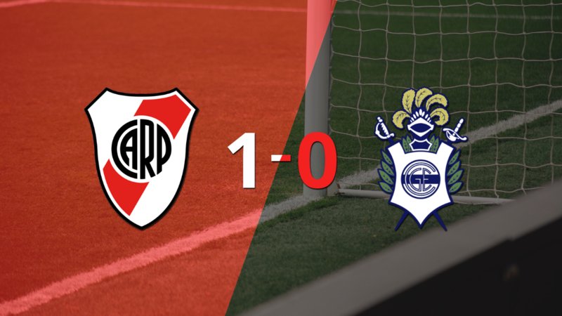 River Plate aprovechó su localía y venció a Gimnasia