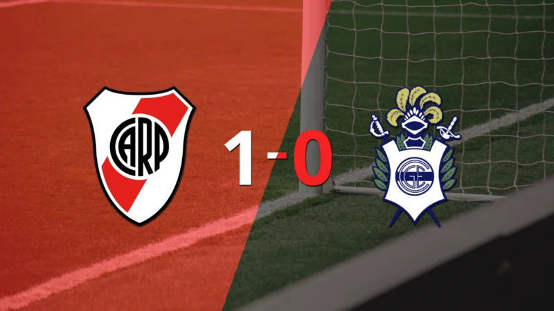 River Plate aprovechó su localía y venció a Gimnasia