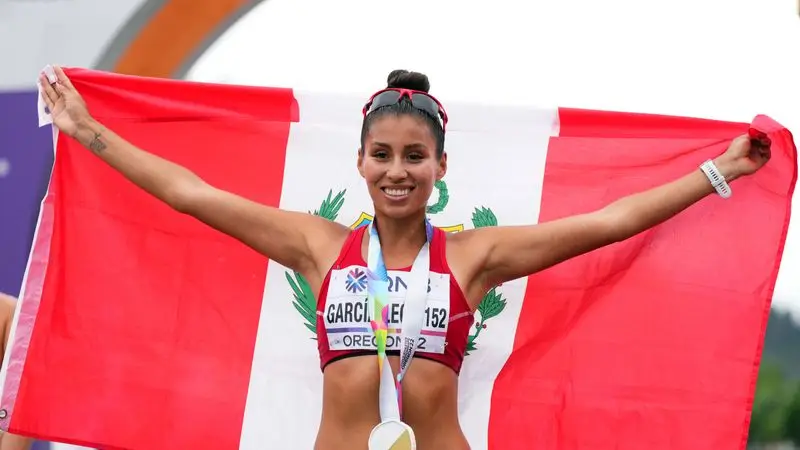 Peruana García León consigue su segundo oro en marcha en los 35 kilómetros