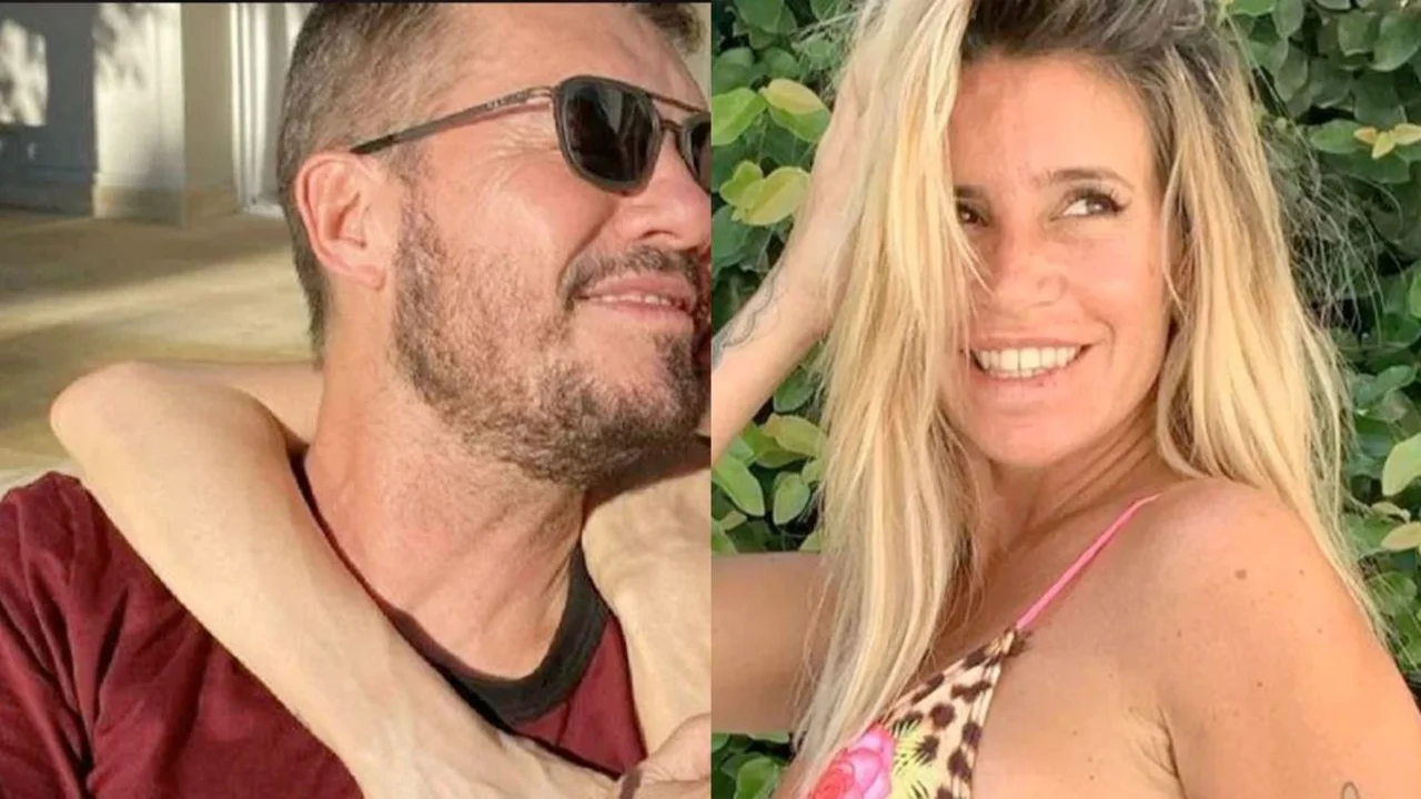 Marcelo Tinelli y Florencia Peña