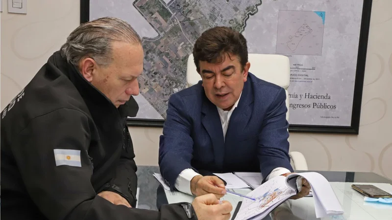 Espinoza se reunió con Berni para ampliar el sistema integral de seguridad en La Matanza
