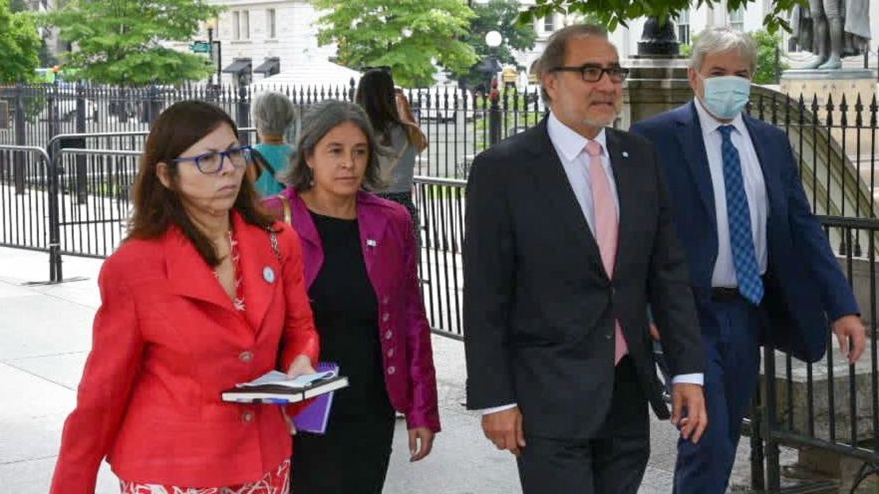 Finalizó la reunión de Batakis con la titular del FMI, Kristalina Georgieva