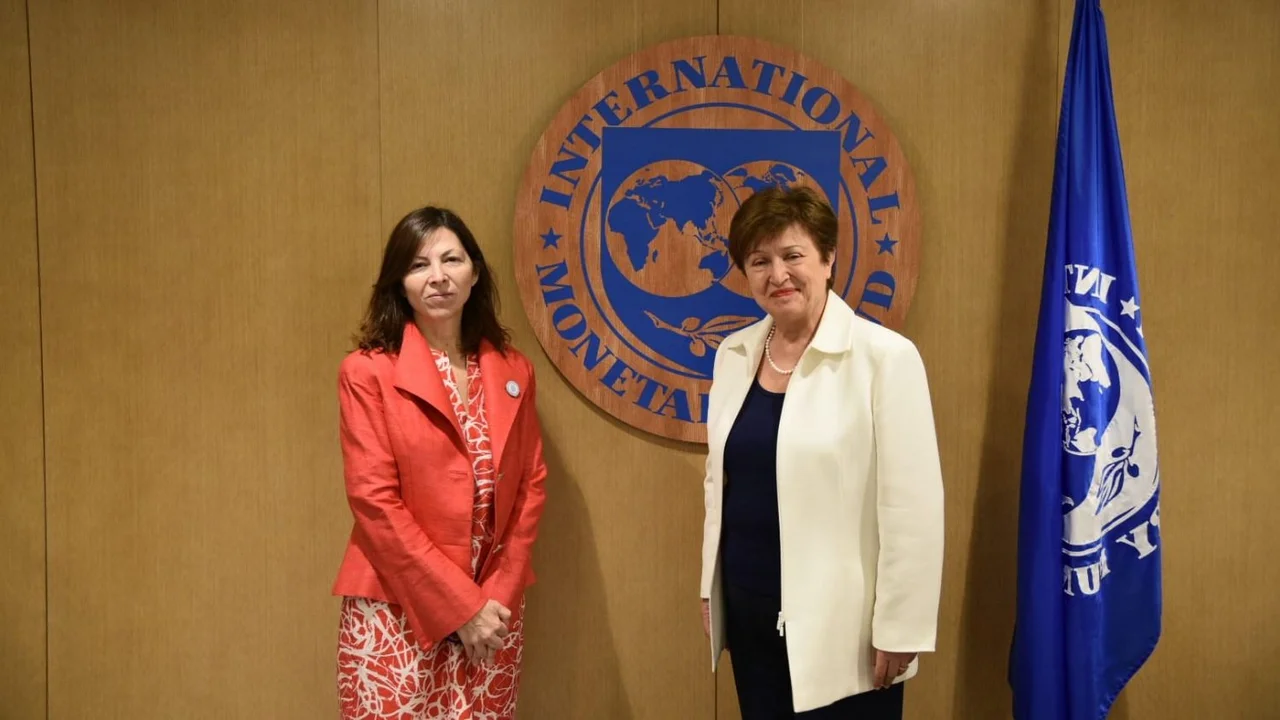 Silvina Batakis mantuvo su primera reunión con Kristalina Georgieva.