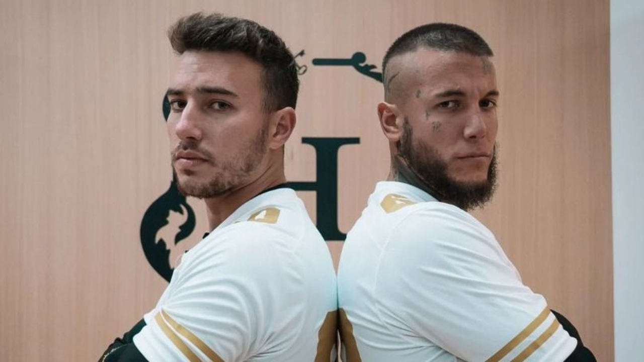Alex Caniggia y Martín Salwe.