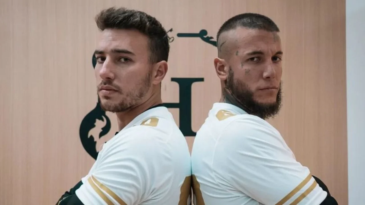 Alex Caniggia y Martín Salwe.