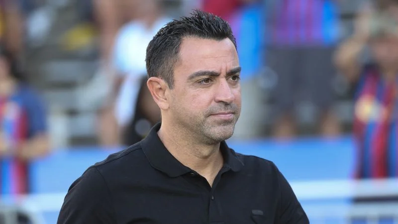 Xavi, entrenador del Barcelona, está "muy contento" con un renacido Dembélé